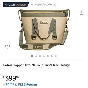 Yeti Hopper 30 Soft Cooler, used